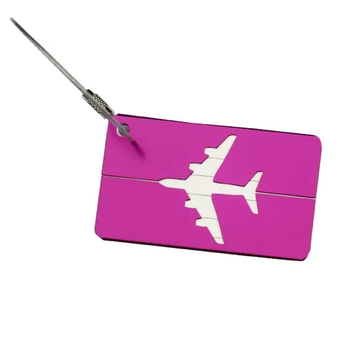 Luggage Tag Suitcase Identifier for Travel - Aluminium