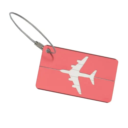 Luggage Tag Suitcase Identifier for Travel - Aluminium