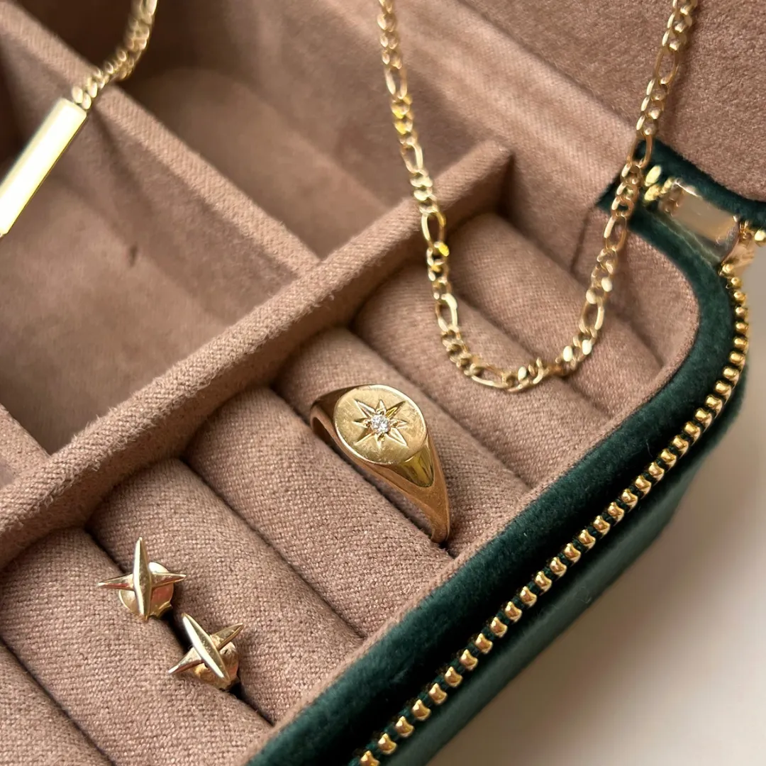 Luxury Velvet Petite Jewellery Case