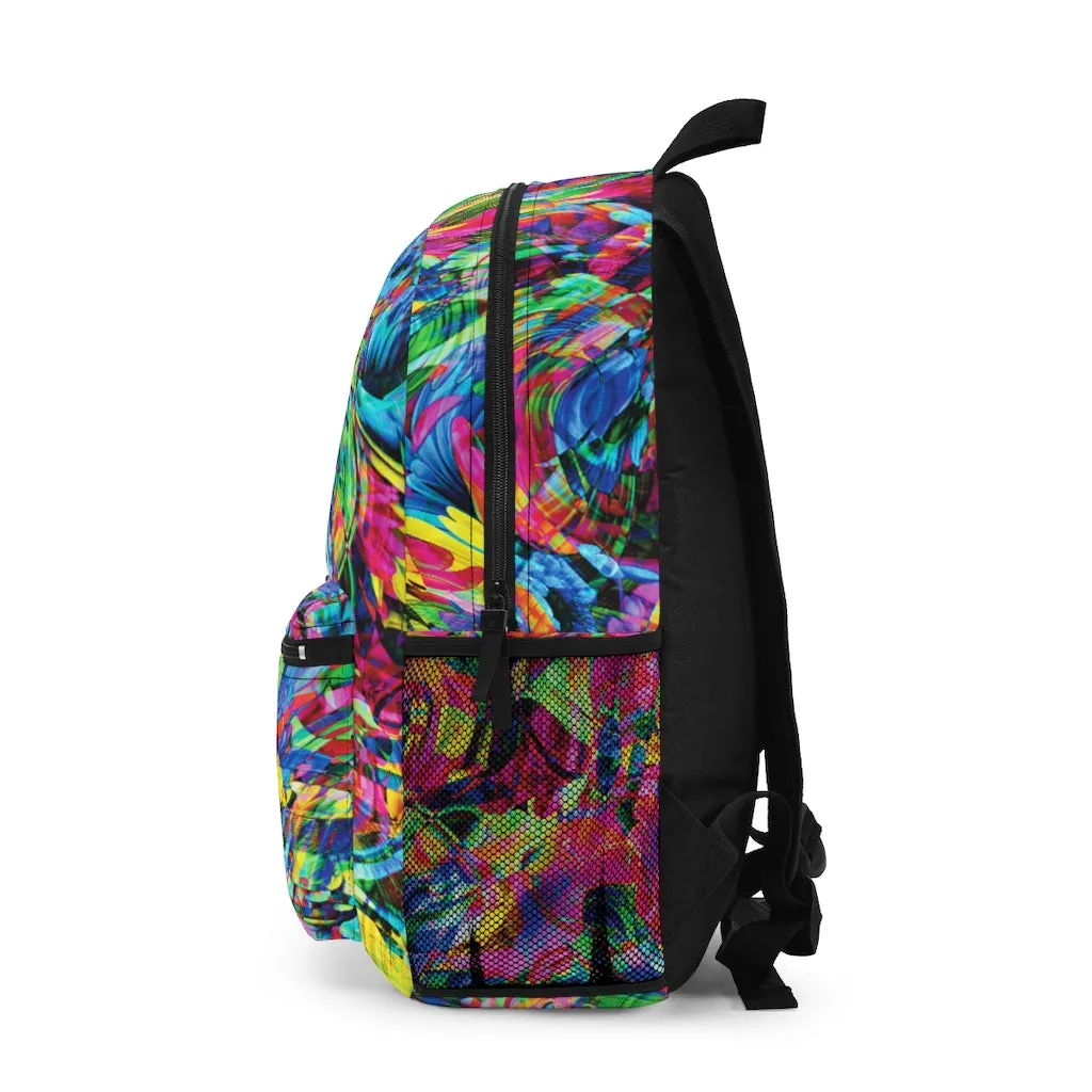 Rainbow Swirls of Color Lightweight Backpack