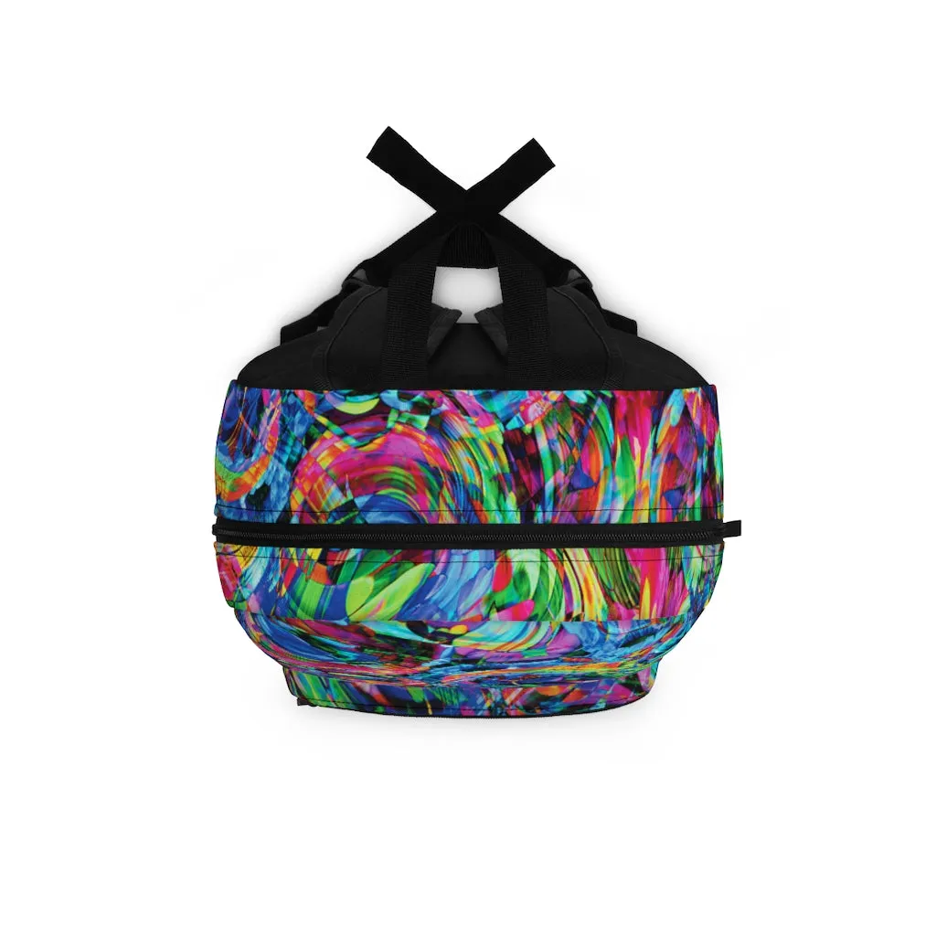 Rainbow Swirls of Color Lightweight Backpack