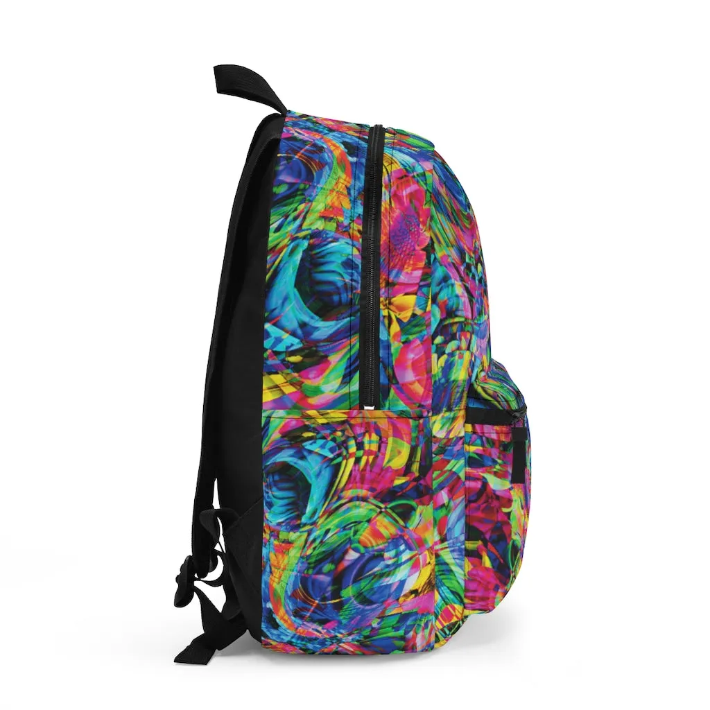 Rainbow Swirls of Color Lightweight Backpack