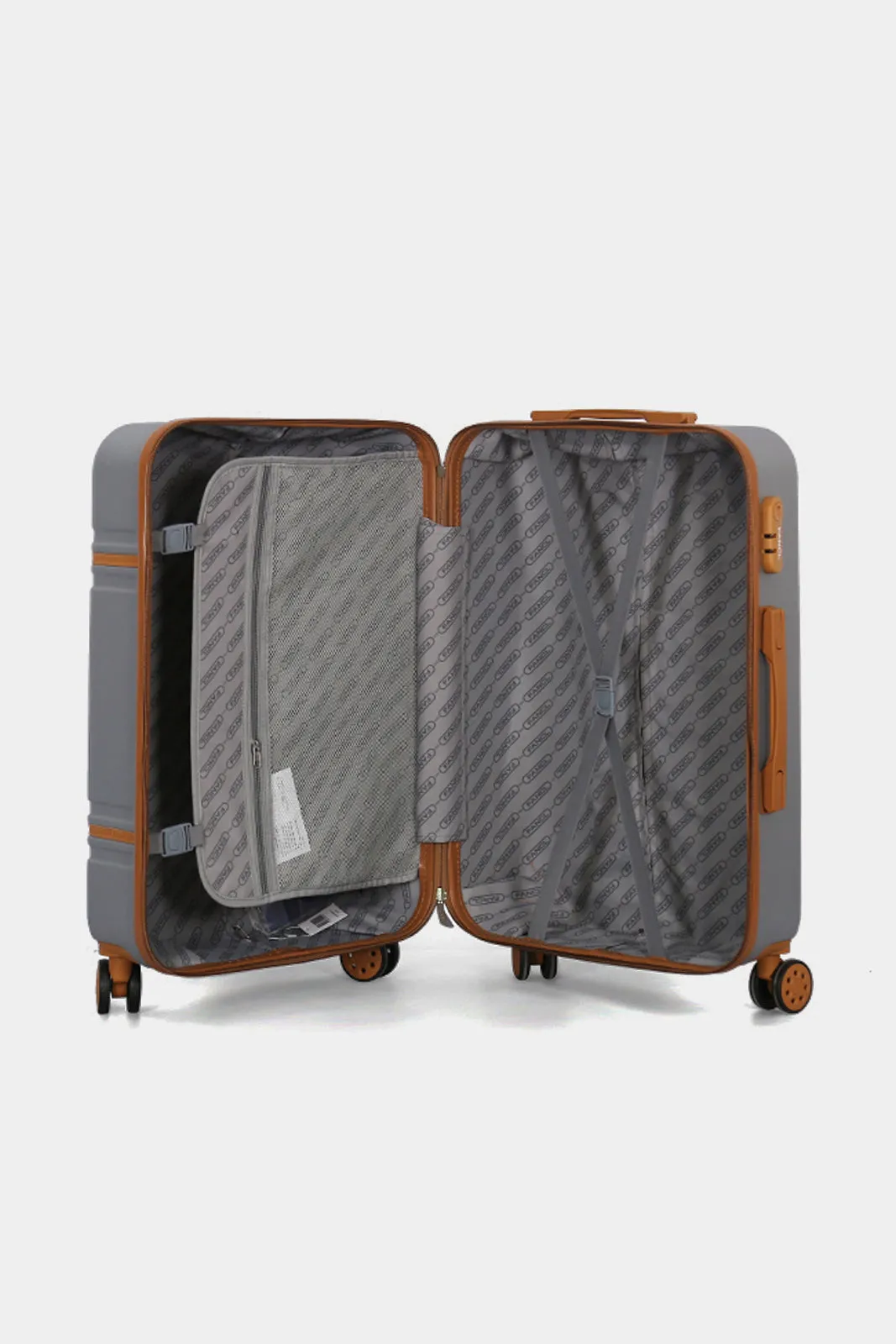 Silver Embellished Trolley Set (4 Piece)
