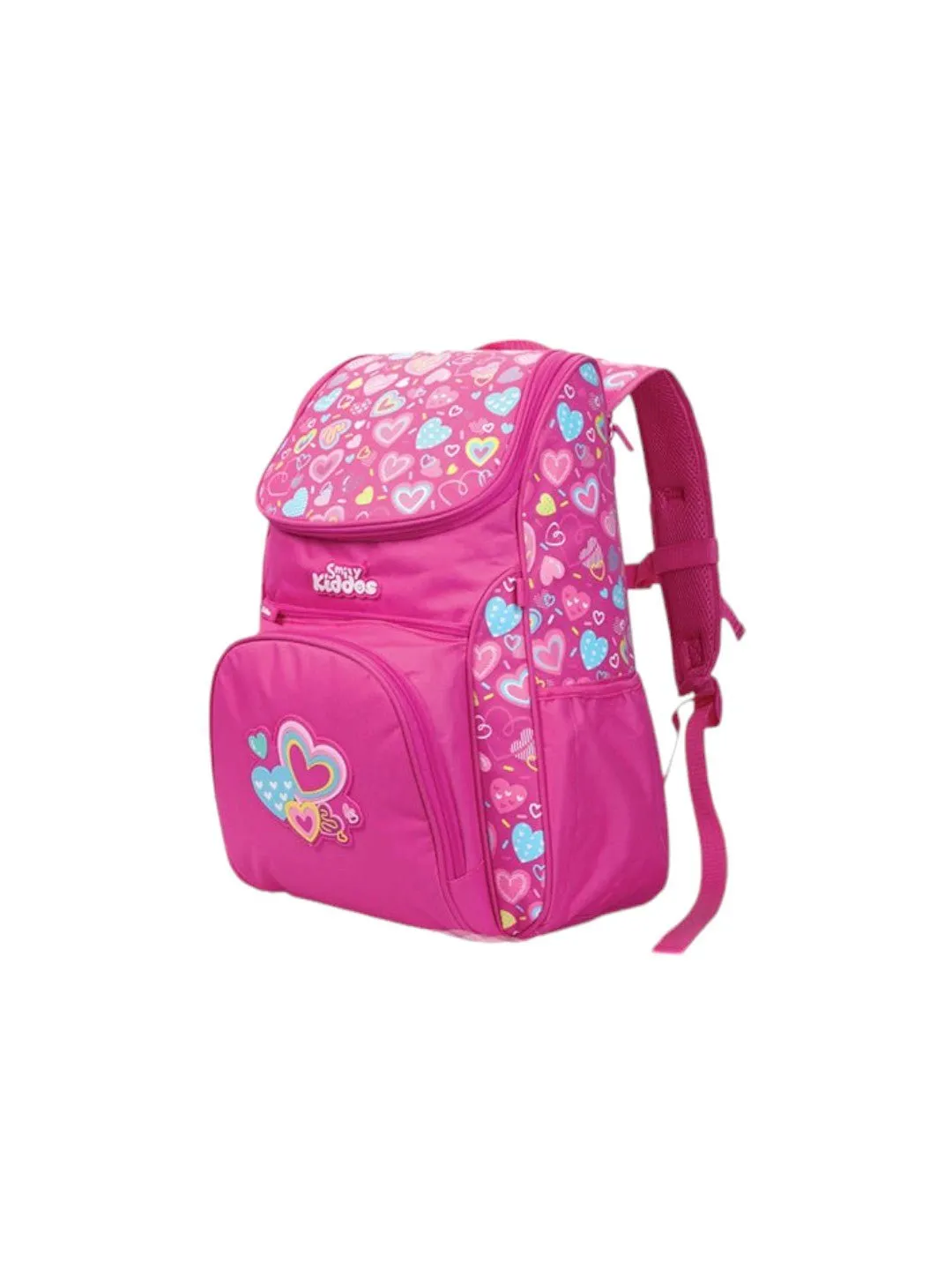 Smily Kiddos Fun-Filled U-Shape Backpack - Pink