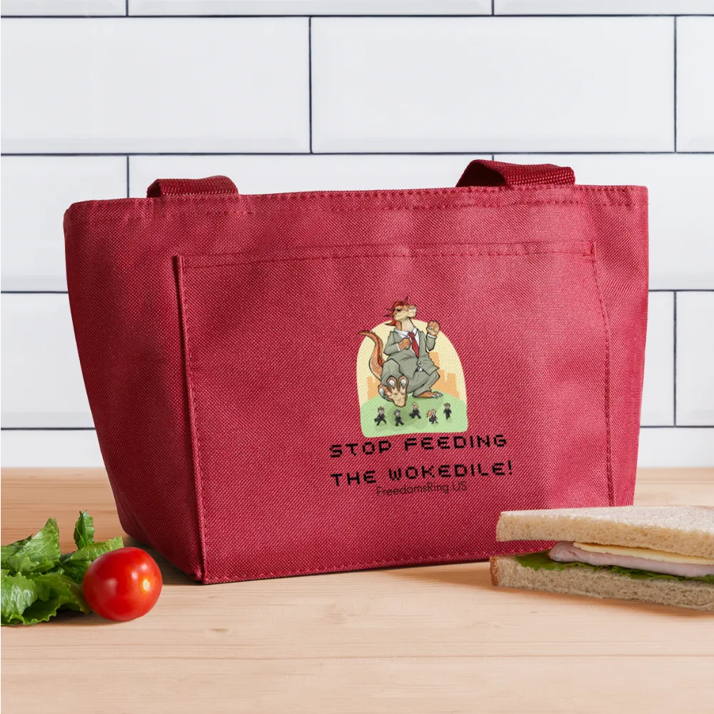 STOP FEEDING  THE WOKEDILE! - Lunch Bag