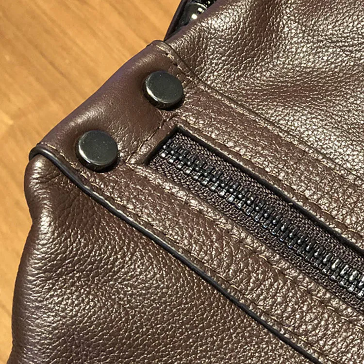 Stylish Ladies Rucksack leather Small Backpack Purse For Women