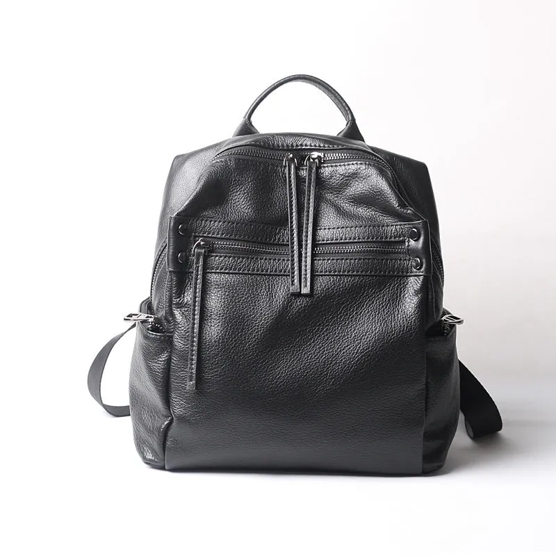 Stylish Ladies Rucksack leather Small Backpack Purse For Women