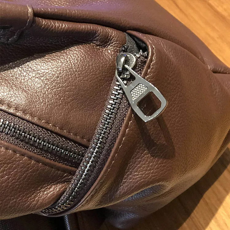 Stylish Ladies Rucksack leather Small Backpack Purse For Women