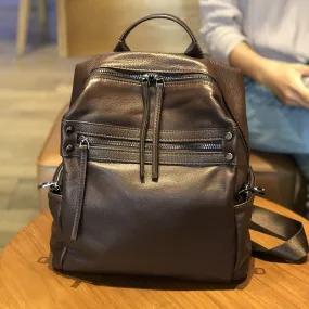 Stylish Ladies Rucksack leather Small Backpack Purse For Women
