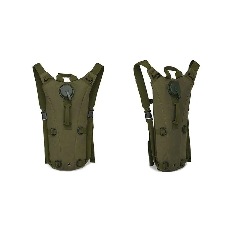 Tactical 3L Hydration Water Bag Pack CF-50 GREEN