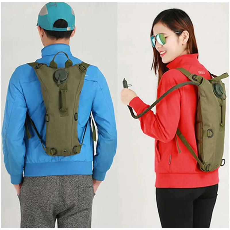 Tactical 3L Hydration Water Bag Pack CF-50 GREEN