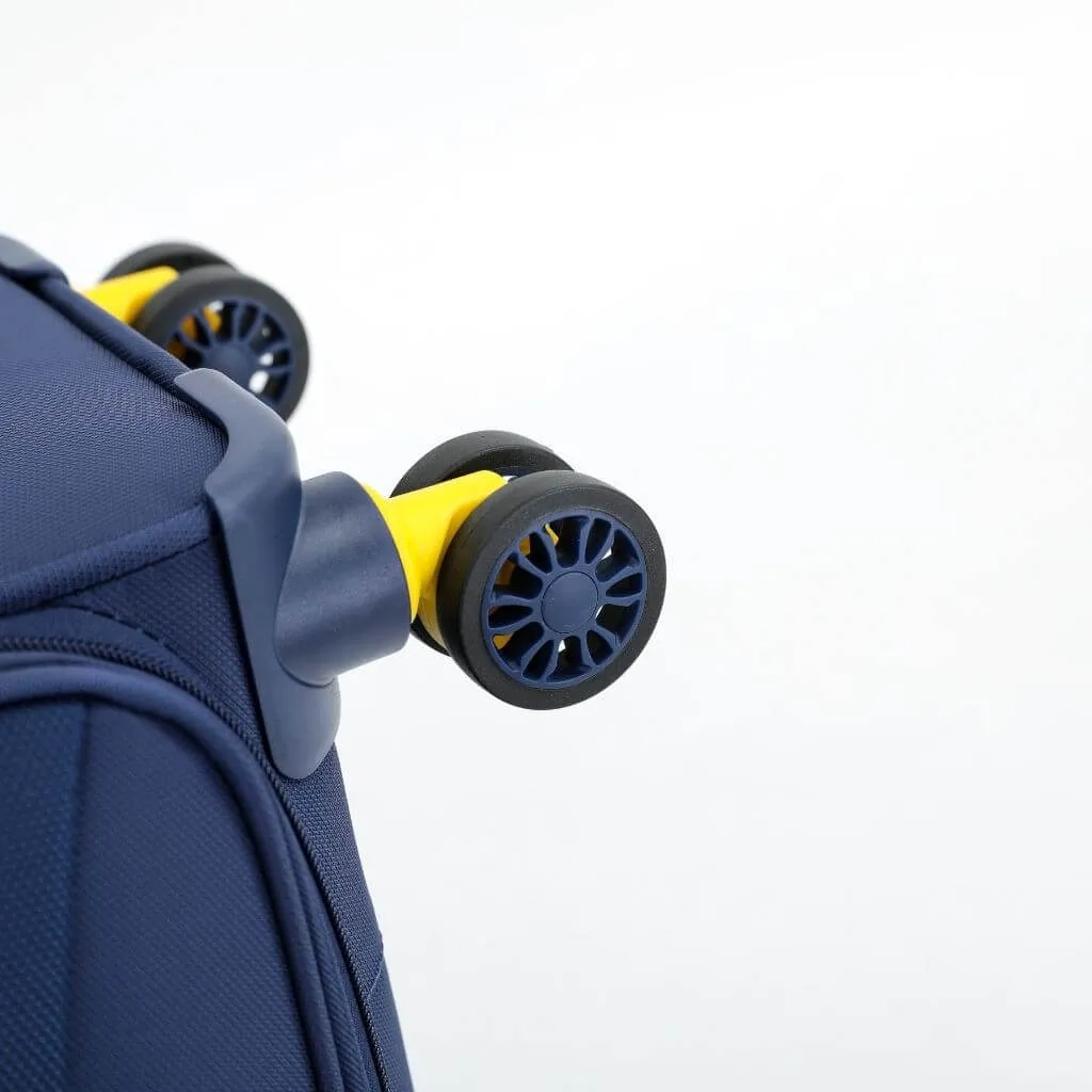 Tosca Max Lite 3.0 Softsided 3 Piece Suitcase Set - Navy