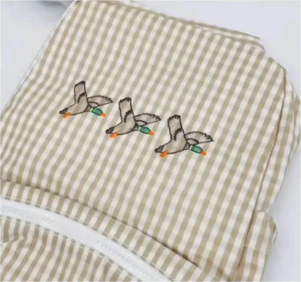 TRVL BACKPACKER - GINGHAM KHAKI