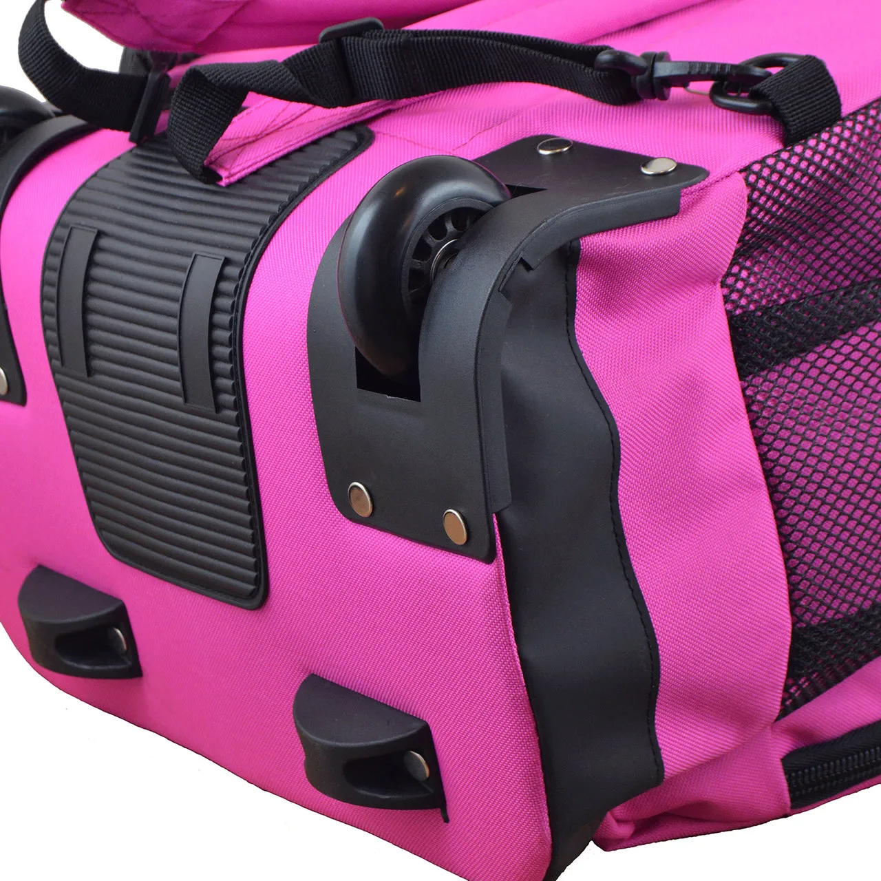 Virginia Tech Premium Wheeled Backpack in Pink
