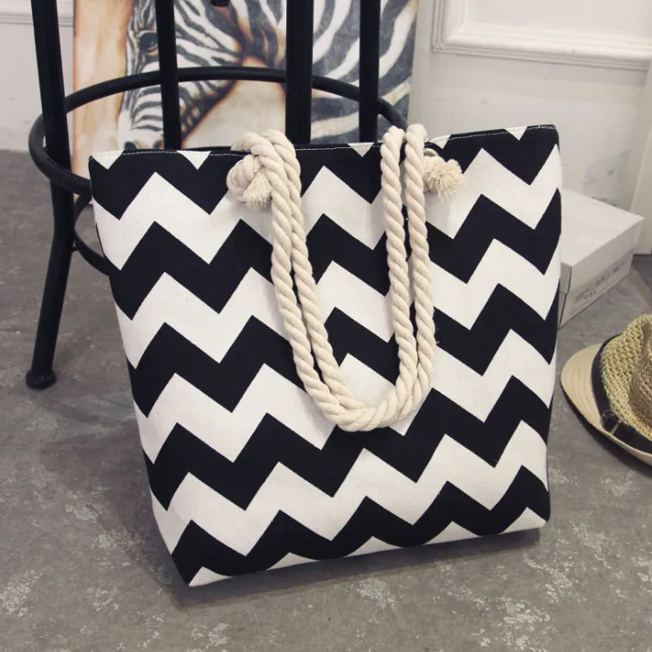 Women's Large Capacity Coloured Canvas Tote Bag