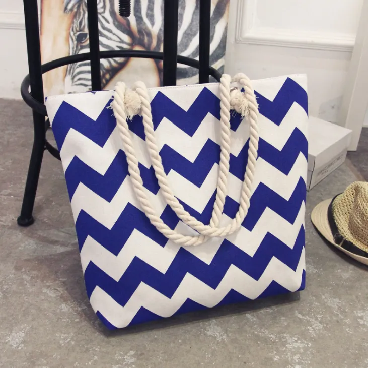 Women's Large Capacity Coloured Canvas Tote Bag